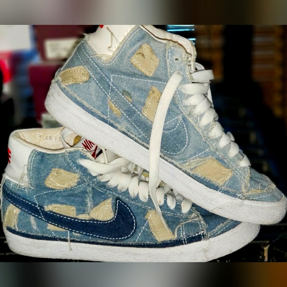 Rare Women's Nike Denim Blazer Mids 7.5